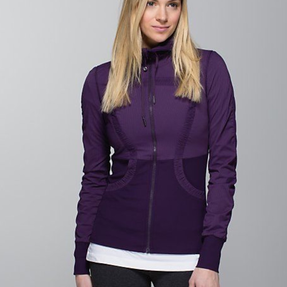 Lululemon Dark Purple Dance Studio Jacket